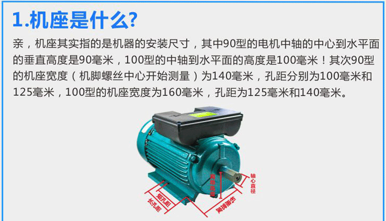 機(jī)座是什么？90機(jī)座電機(jī)和100機(jī)座電機(jī)有啥區(qū)別？